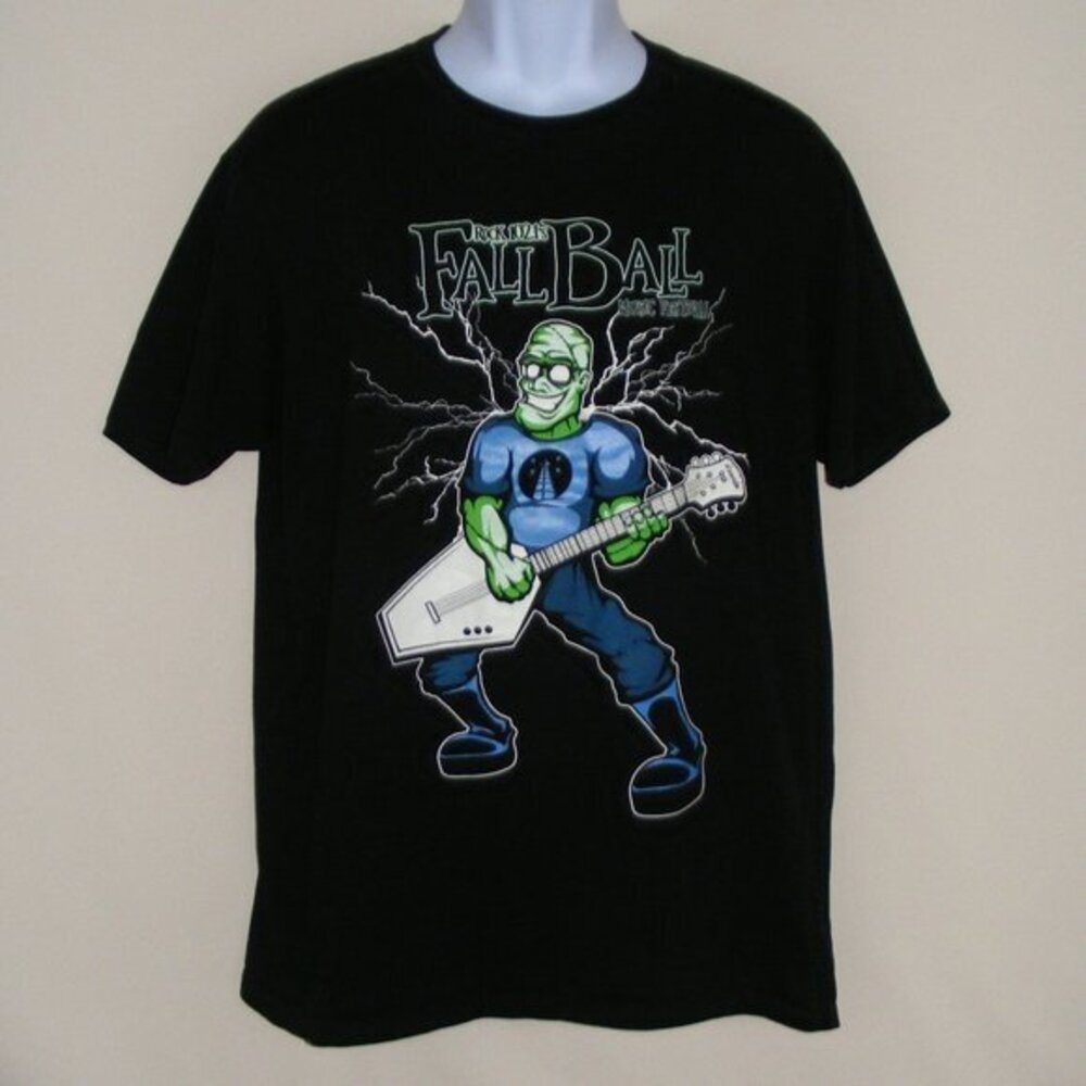 FALL BALL Tshirt, L Weezer, Panic At The Disco, Glow in the Dark, Black, SS 2016